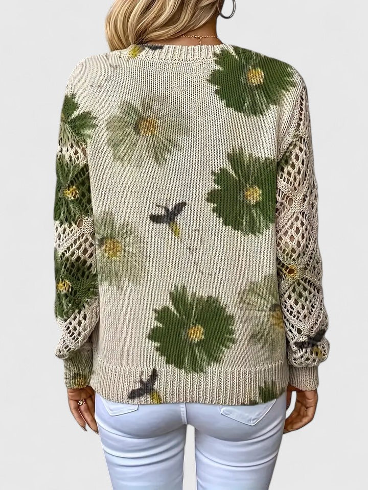 Deborah™ - Casual Floral Sweater