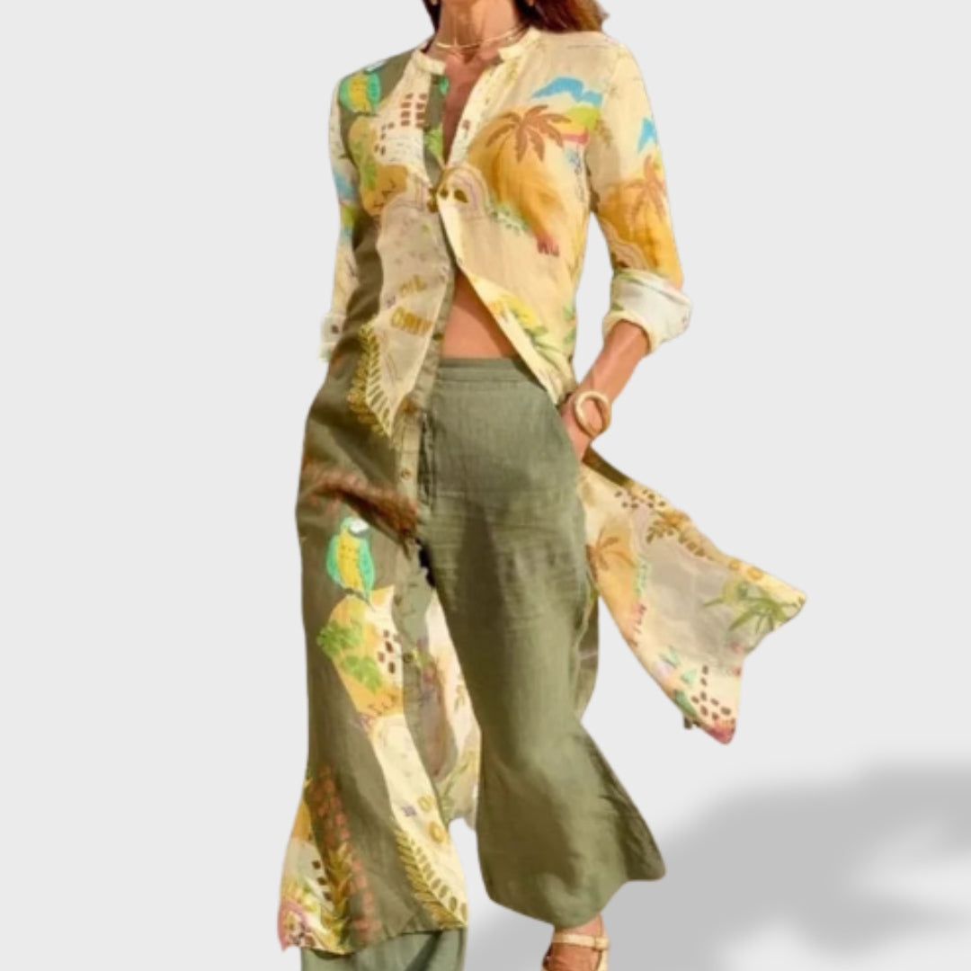 Ines™ - Lightweight Summer Linen Set