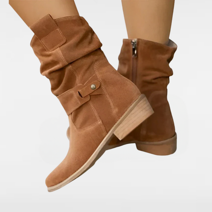 Francince | Women's LOW Heel Ankle Boots