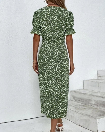 Ellaine™ - Floral Tummy Covering Summer Dress