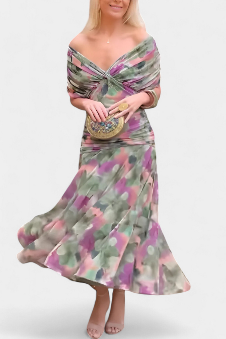 Lisa | Women's Off-the-Shoulder Elegant Maxi Dress