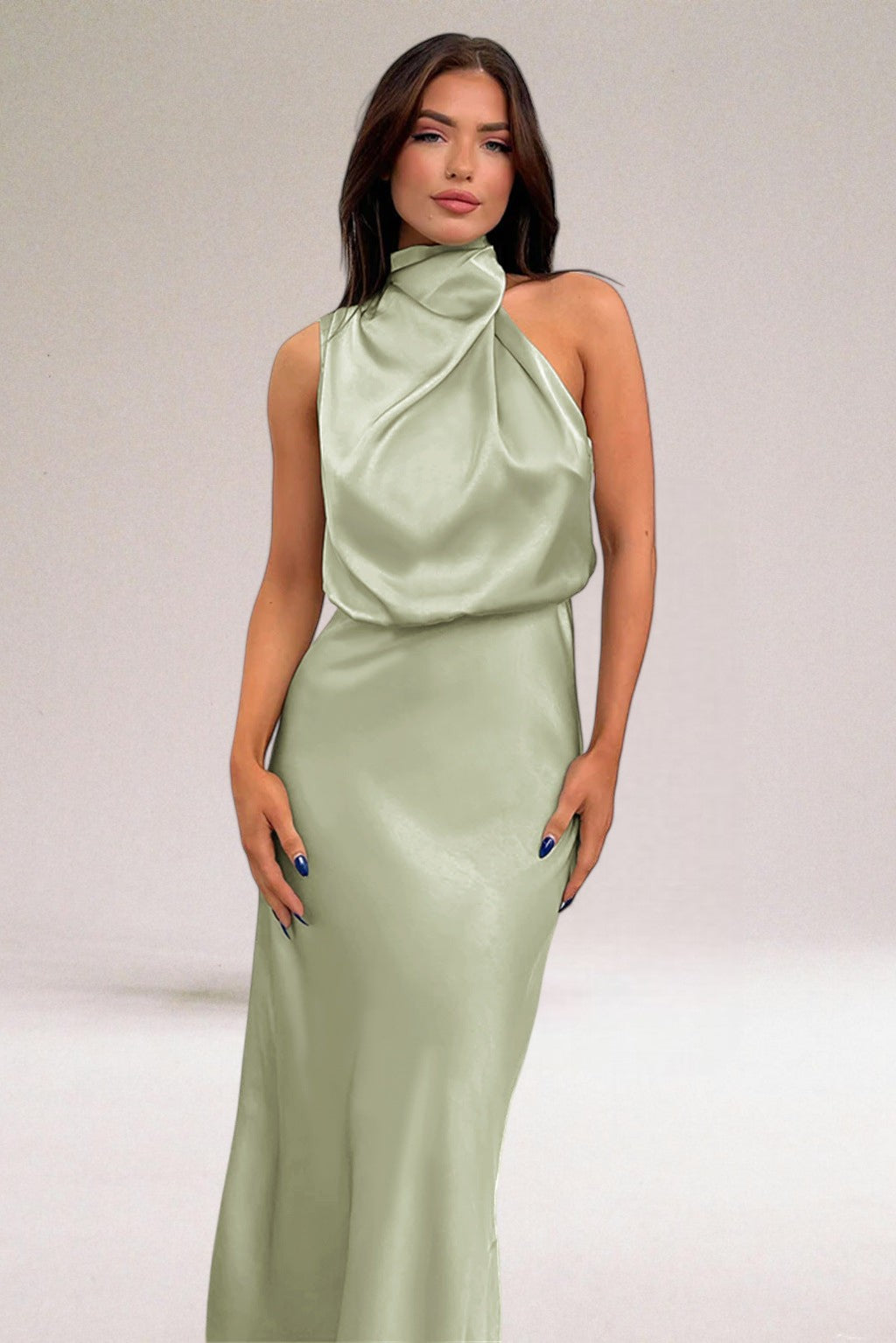 Flavia | Sophisticated Halter Dress