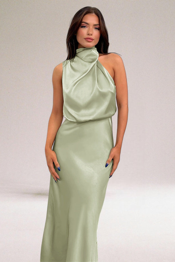 Flavia | Sophisticated Halter Dress