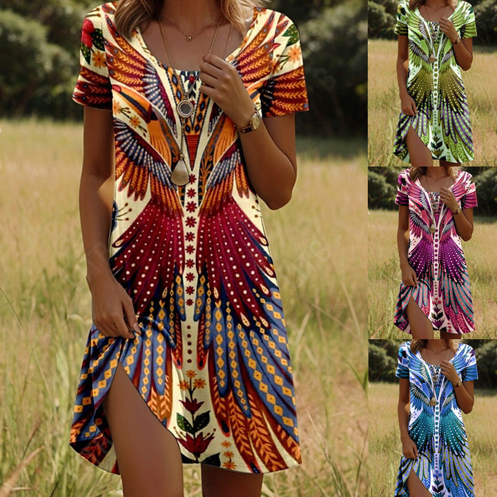 Mabel | Women's Ethnic Printed Summer Dress