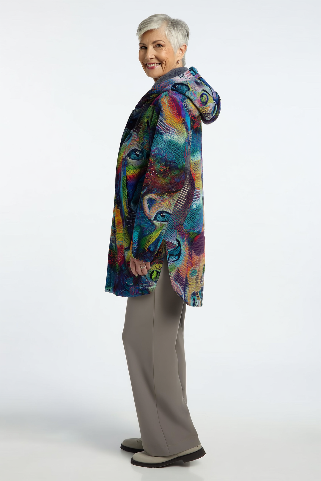 Monroe | Women's Oversized Cardigan with Artistic Inspiration (Copy)