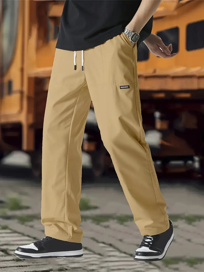 Gideon | Men's Straight Leg Joggers with Drawstring
