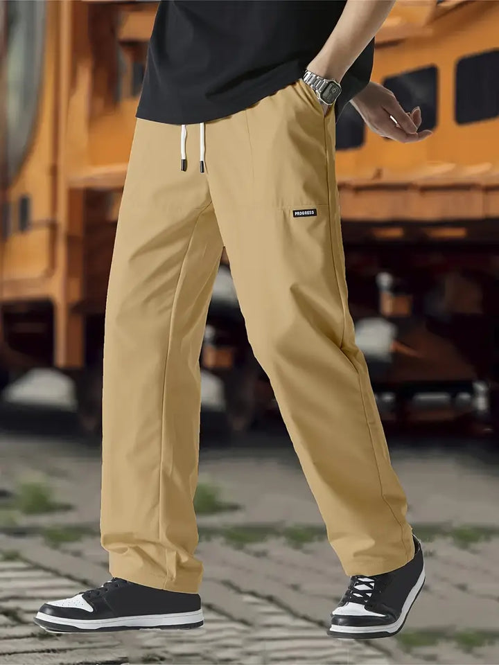 Gideon | Men's Straight Leg Joggers with Drawstring