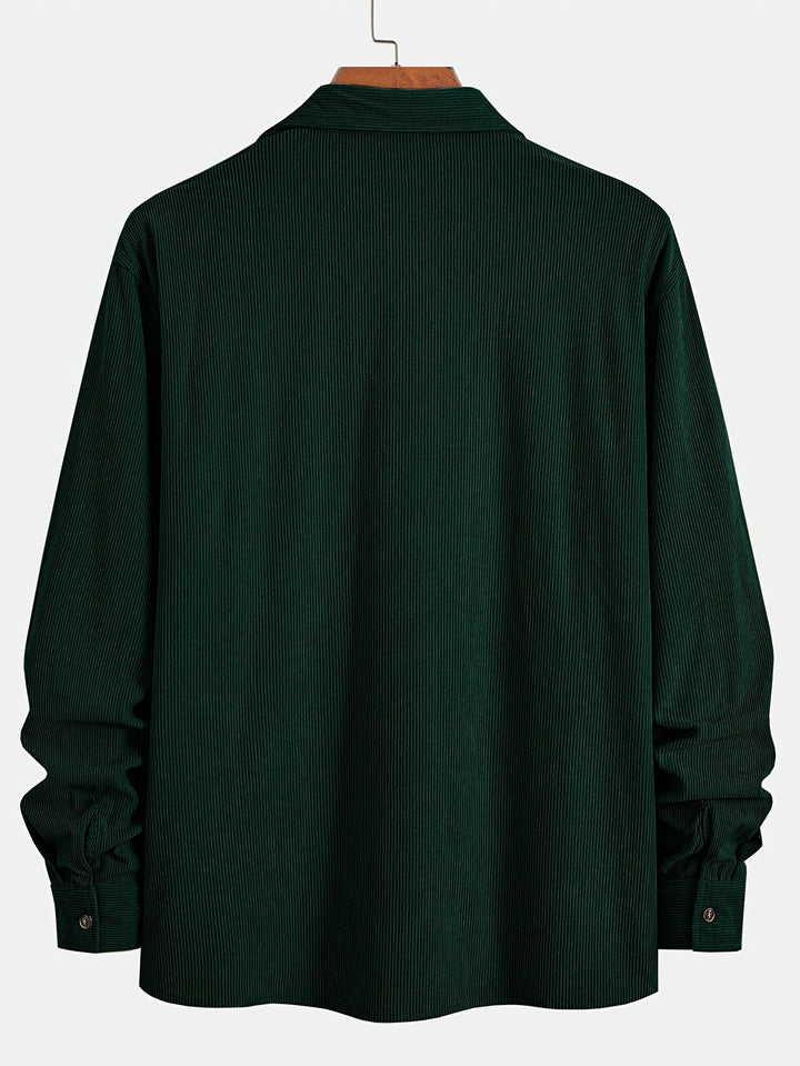 Bryce | Men's Long Sleeve Overshirt with Pockets and Buttons