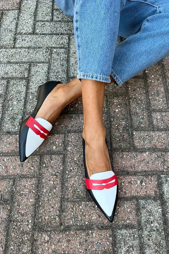 Slippers | Women's Two-Tone Pointed