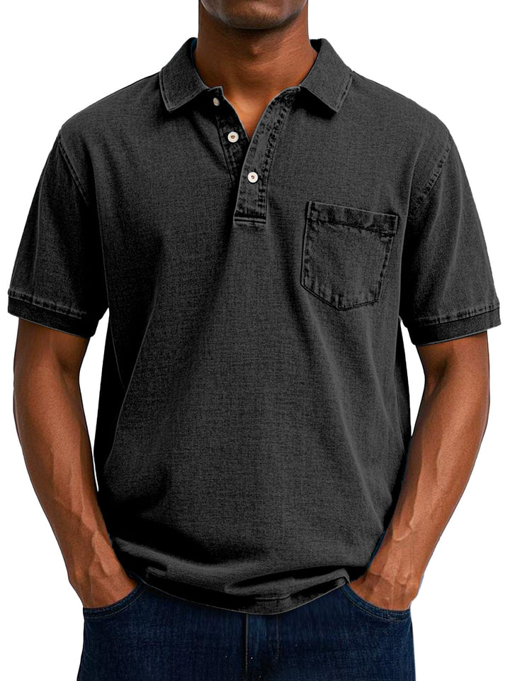 Max | Men's Relaxed Vintage Casual Polo Shirt