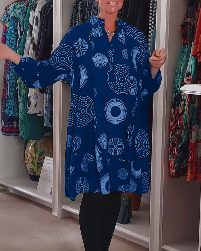 Marlene | Women's Casual Geometric Print Dress
