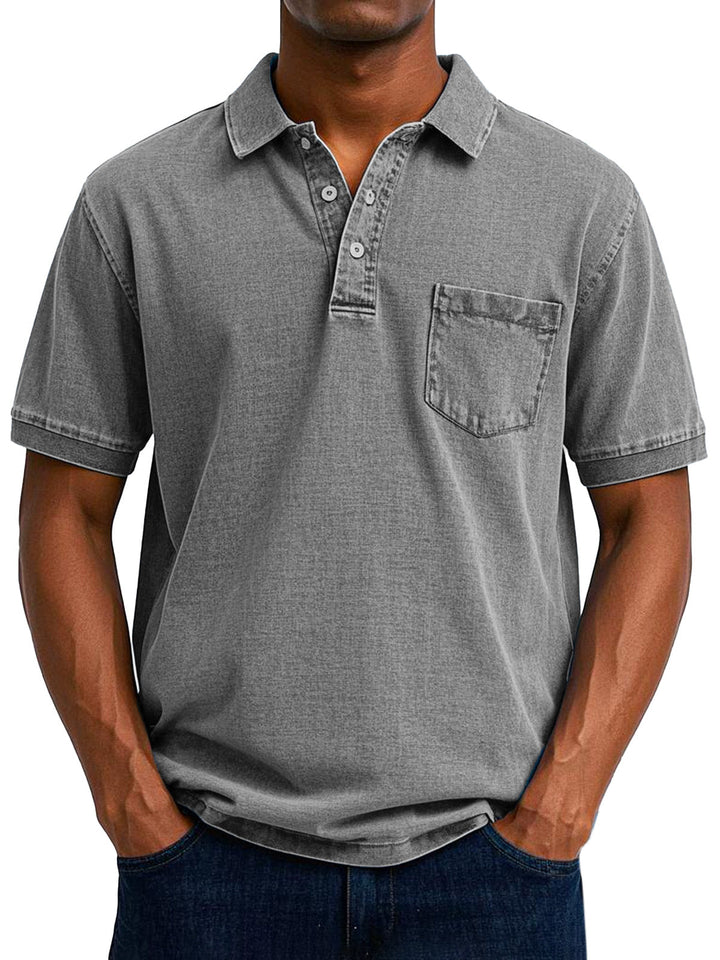 Max | Men's Relaxed Vintage Casual Polo Shirt