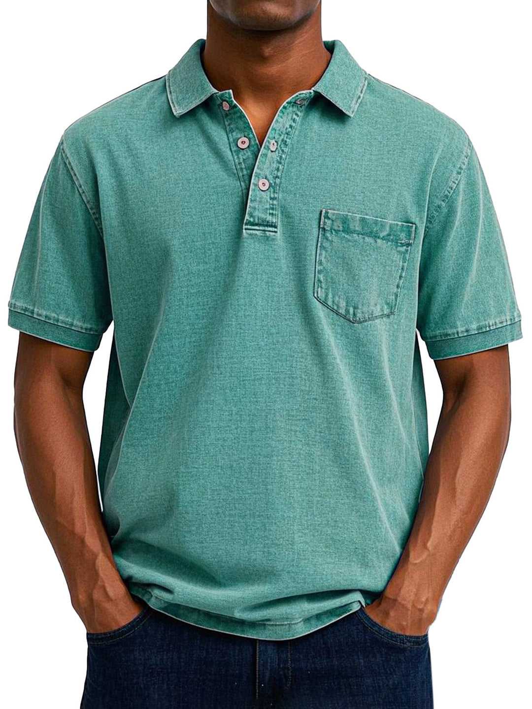 Max | Men's Relaxed Vintage Casual Polo Shirt