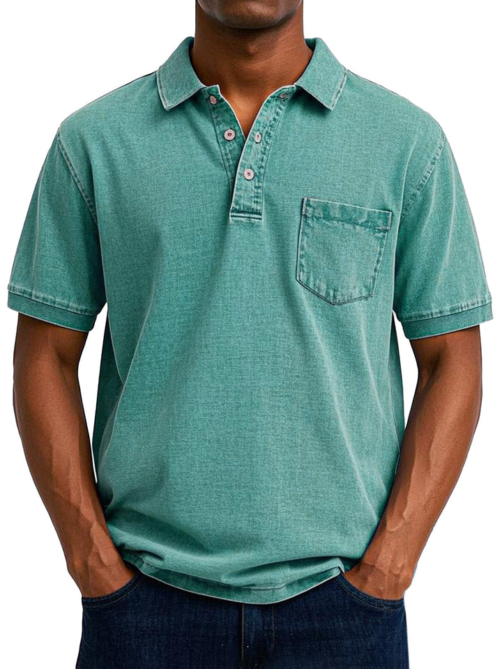 Max | Men's Relaxed Vintage Casual Polo Shirt