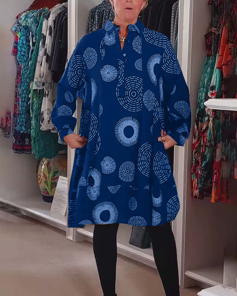 Marlene | Women's Casual Geometric Print Dress