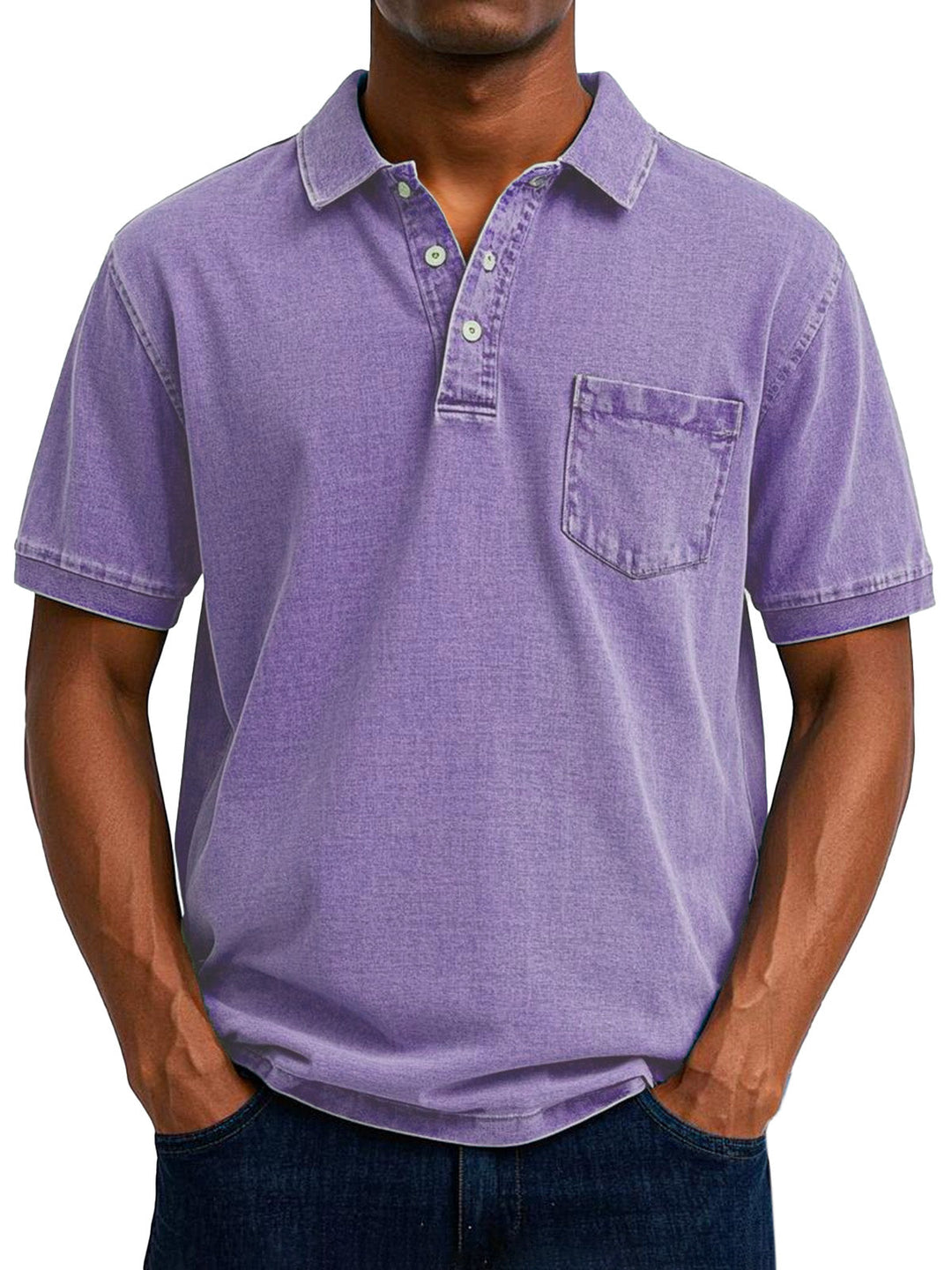Max | Men's Relaxed Vintage Casual Polo Shirt