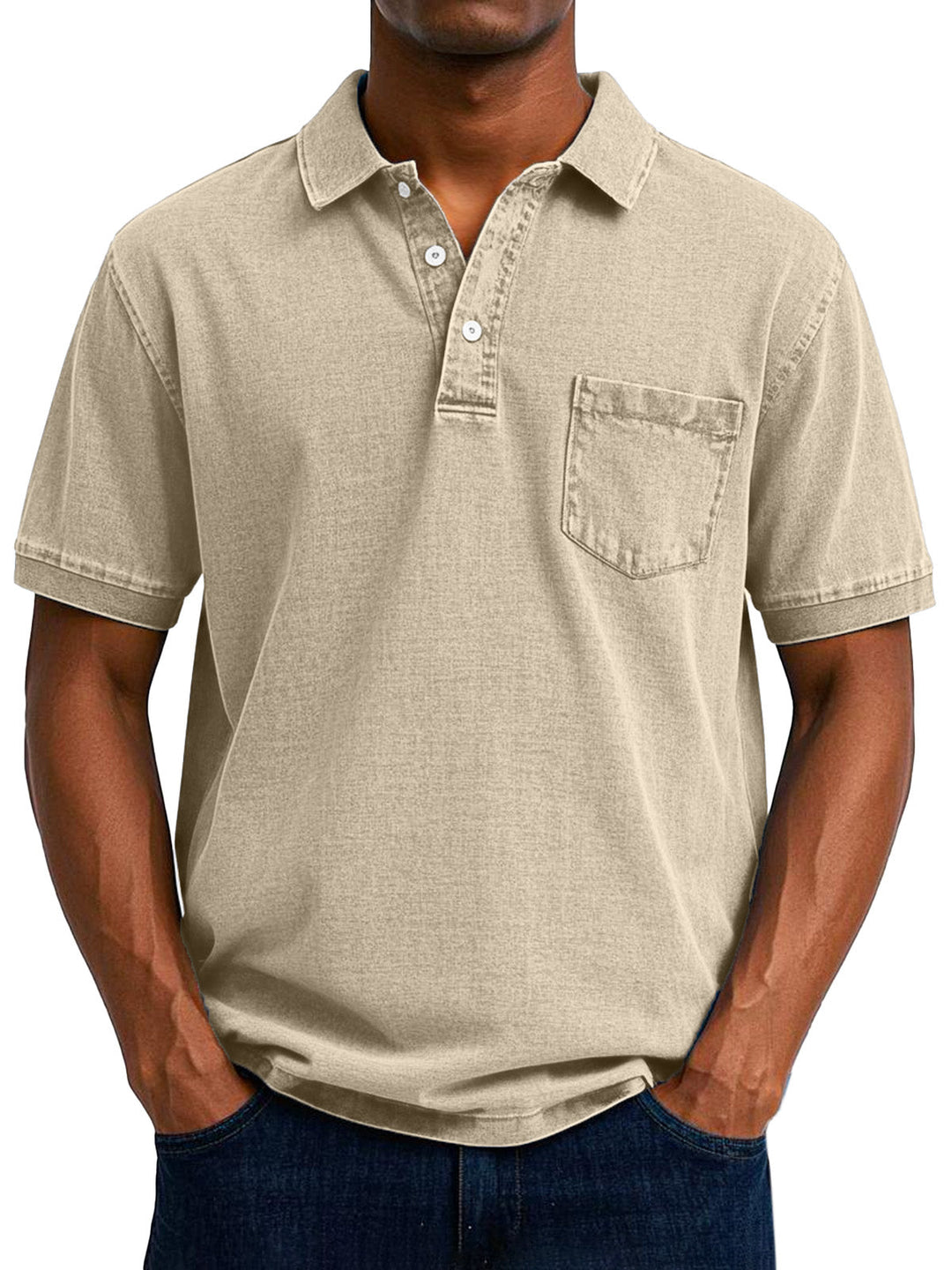 Max | Men's Relaxed Vintage Casual Polo Shirt