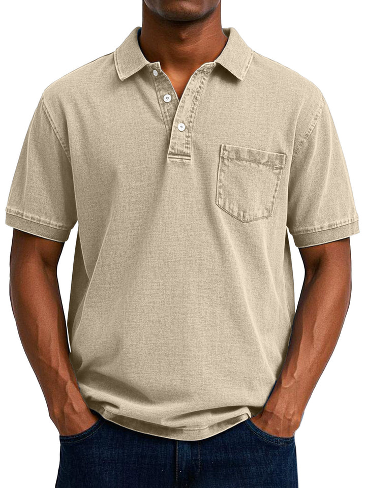 Max | Men's Relaxed Vintage Casual Polo Shirt