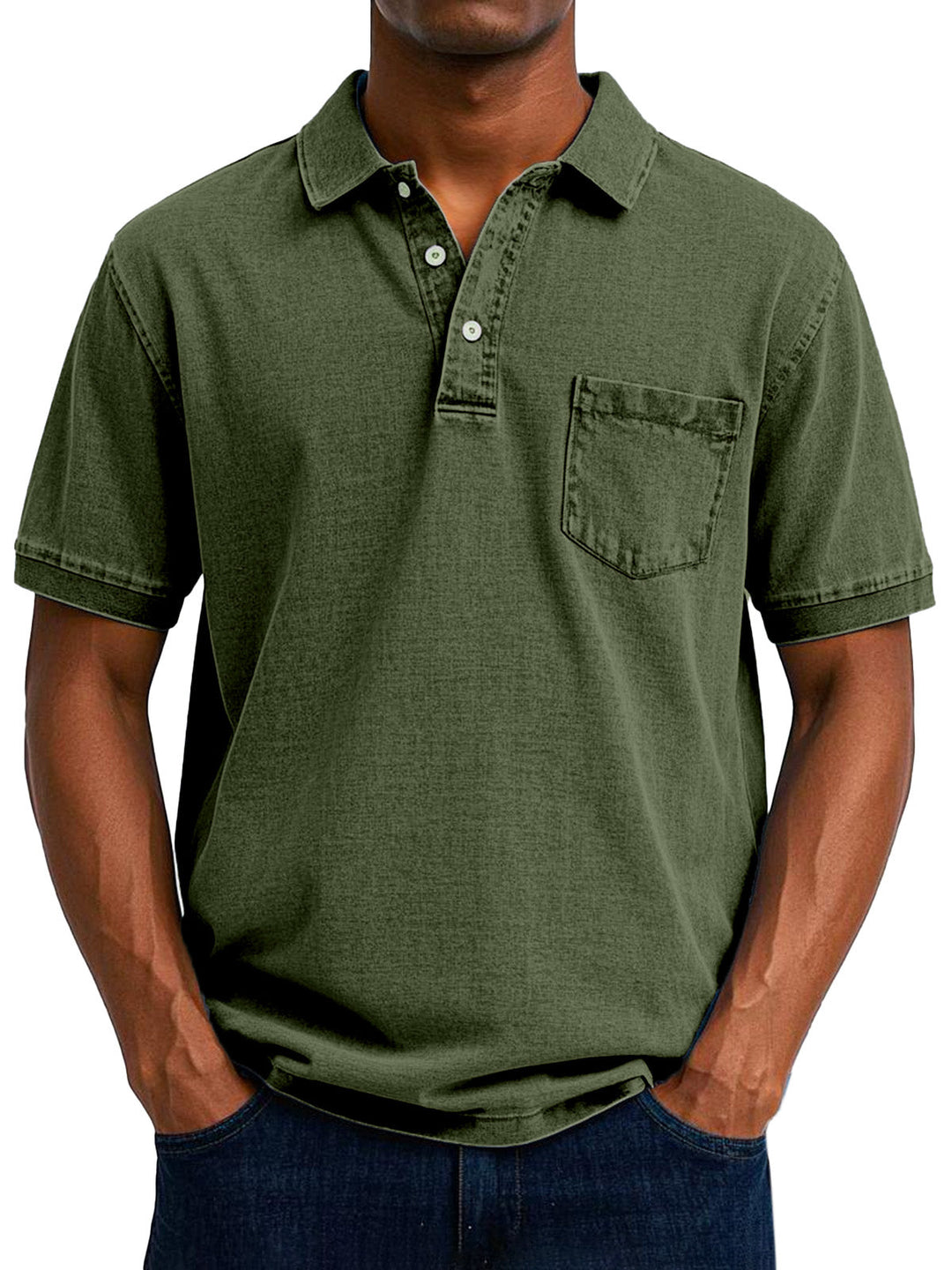 Max | Men's Relaxed Vintage Casual Polo Shirt