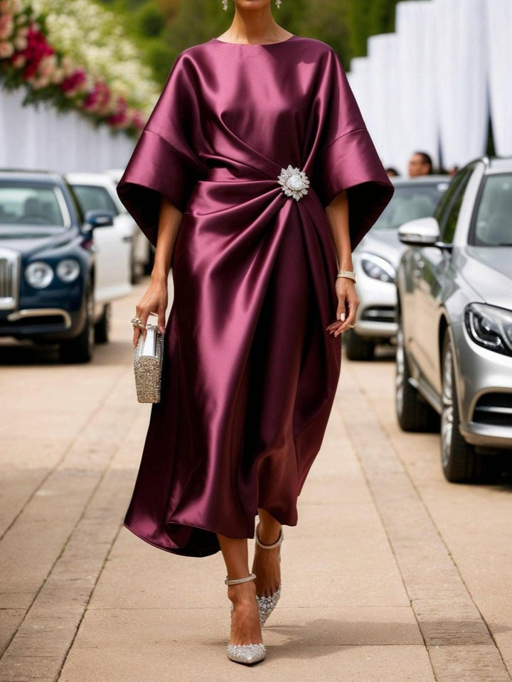 Elegant Shimmer Maxi Dress