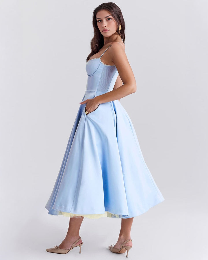 Ophira™ - Classy Corset Midi Dress