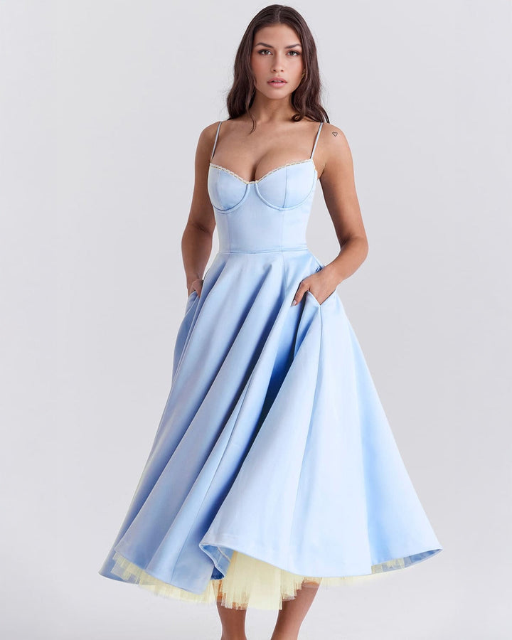 Ophira™ - Classy Corset Midi Dress