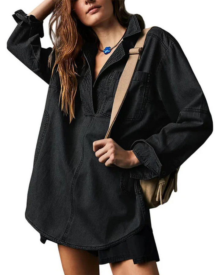 Micah | Oversized Pullover with Pockets