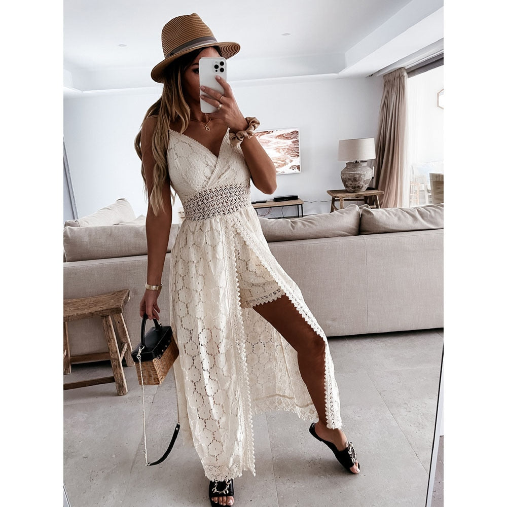 Grace | Spacious Lace Jumpsuit