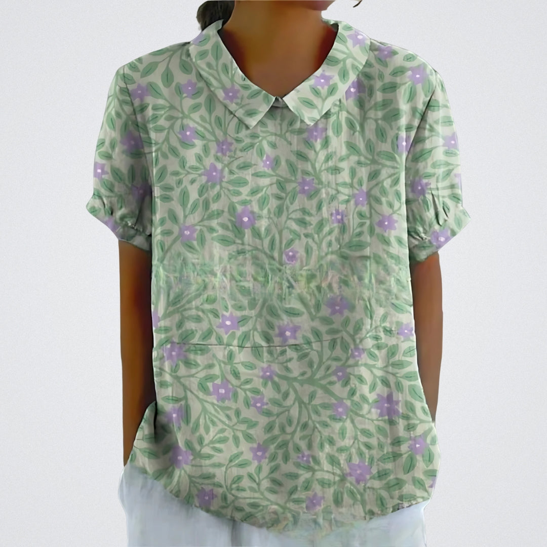 Lina | Women's Loose Stylish Floral Blouse