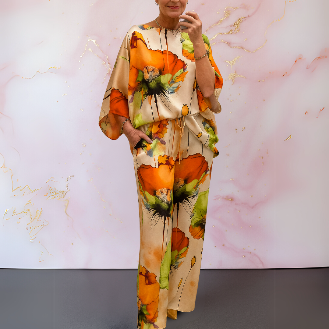 Monique™ - Satin Two-Piece Women's Set