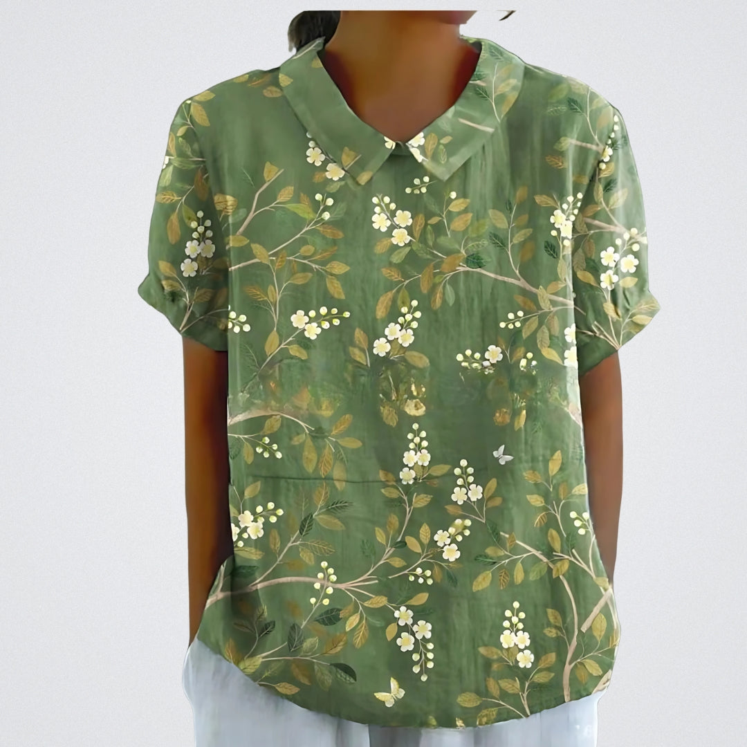 Lina | Women's Loose Stylish Floral Blouse