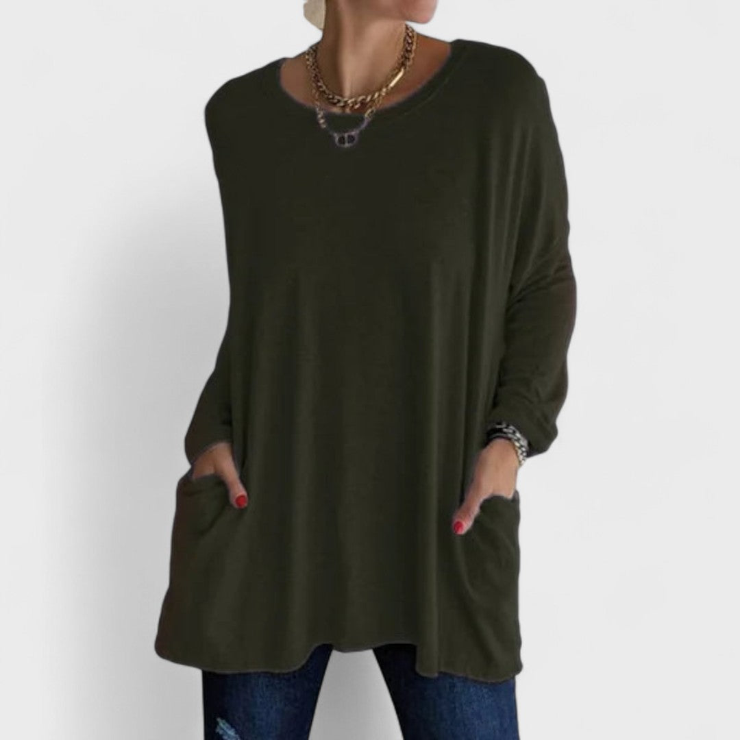 Moira | Women's Relaxed Long Sleeve Top