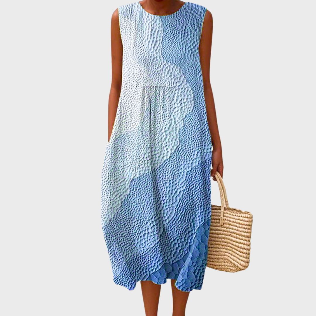 Isla | Women's Relaxed Knee-Length Light Dress