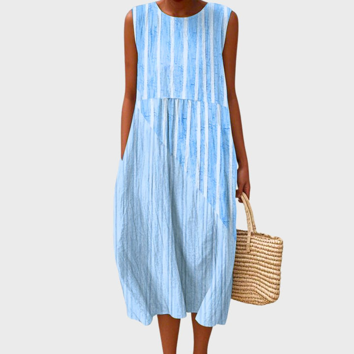 Isla | Women's Relaxed Knee-Length Light Dress