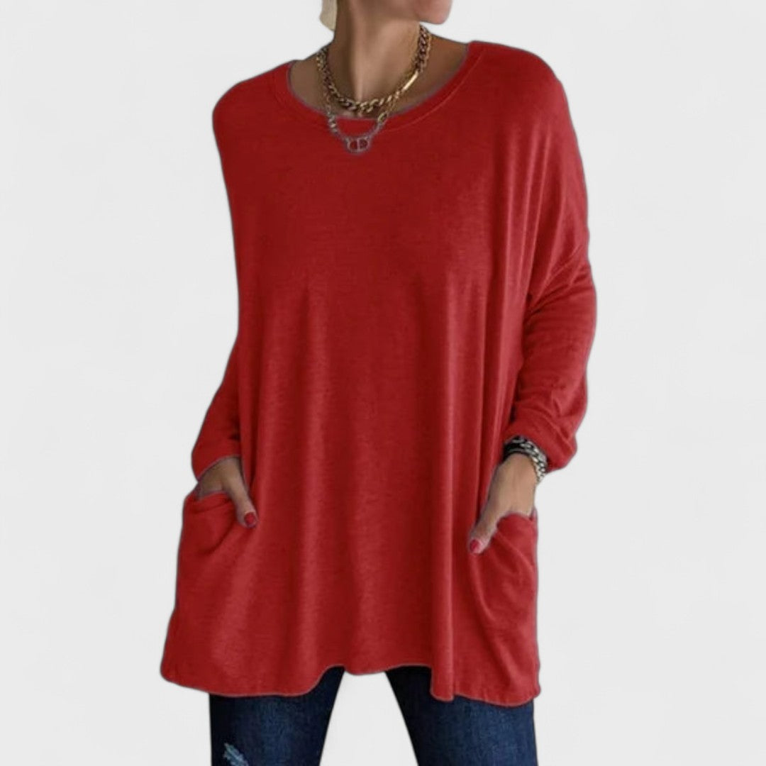 Moira – Relaxed Long Sleeve Top