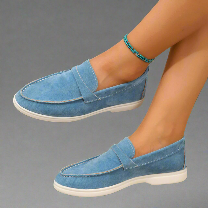 Hannah | Artisan-Made Suede Moccasins with Elegant Design