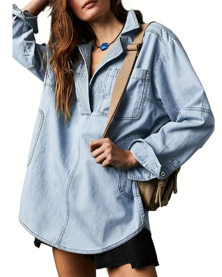 Micah | Oversized Pullover with Pockets