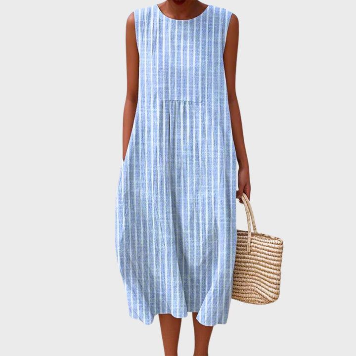 Isla | Women's Relaxed Knee-Length Light Dress