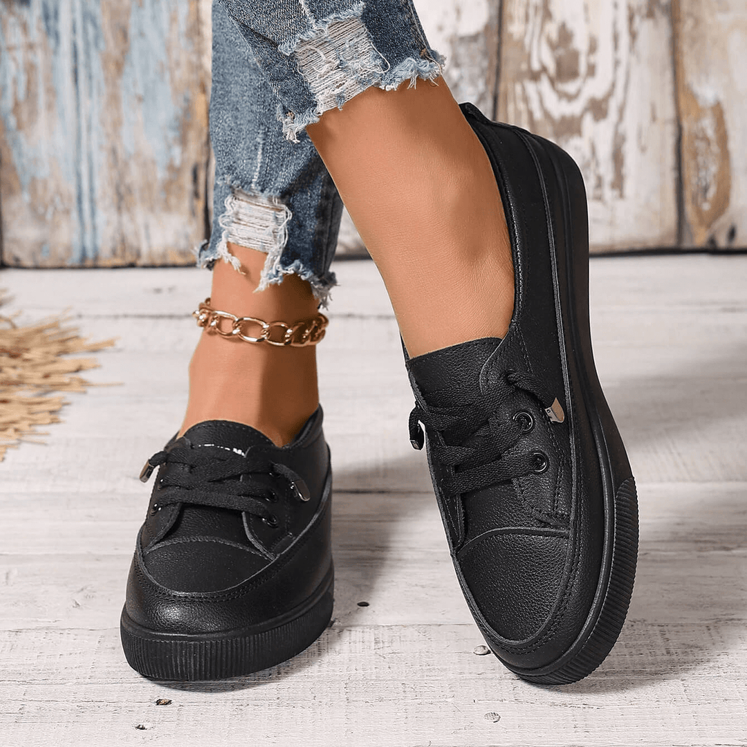 Elise | Women's Lace-Up Orthopedic Flat Shoes