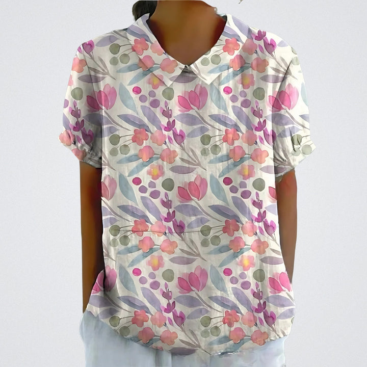 Lina | Women's Loose Stylish Floral Blouse