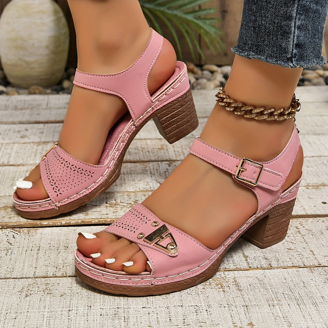 Adelina Comfort Strap Sandals - Secure Support