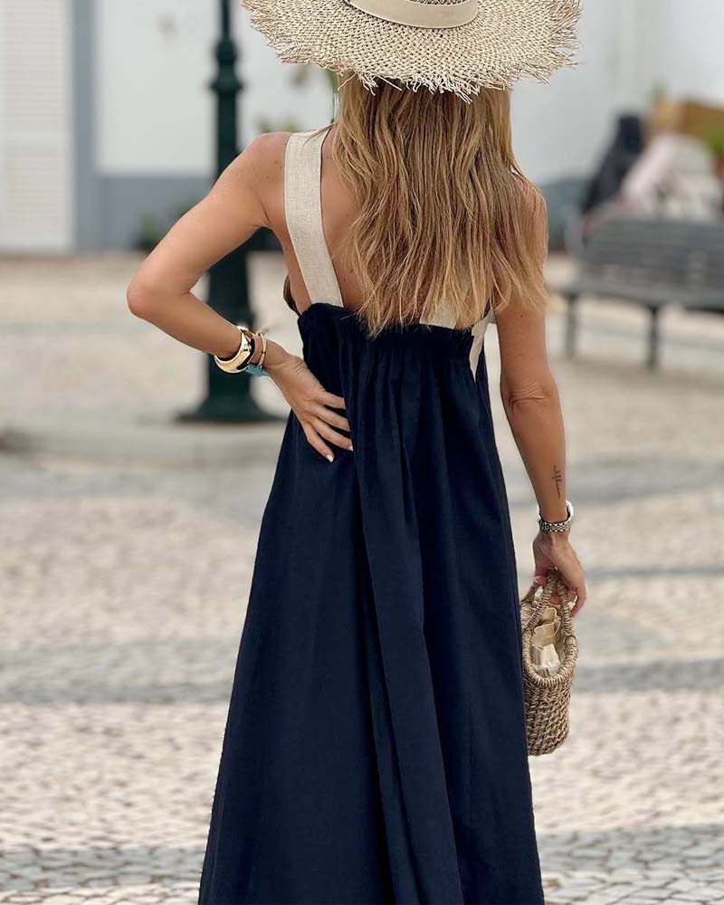Olive™ - Cross Neck Dress