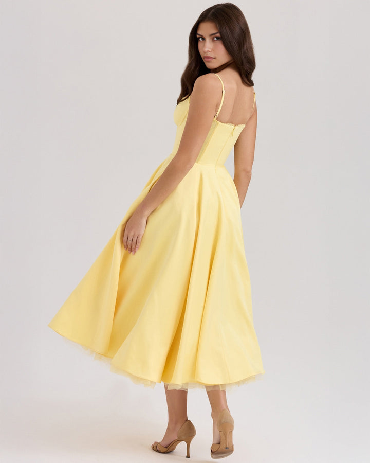 Ophira™ - Classy Corset Midi Dress