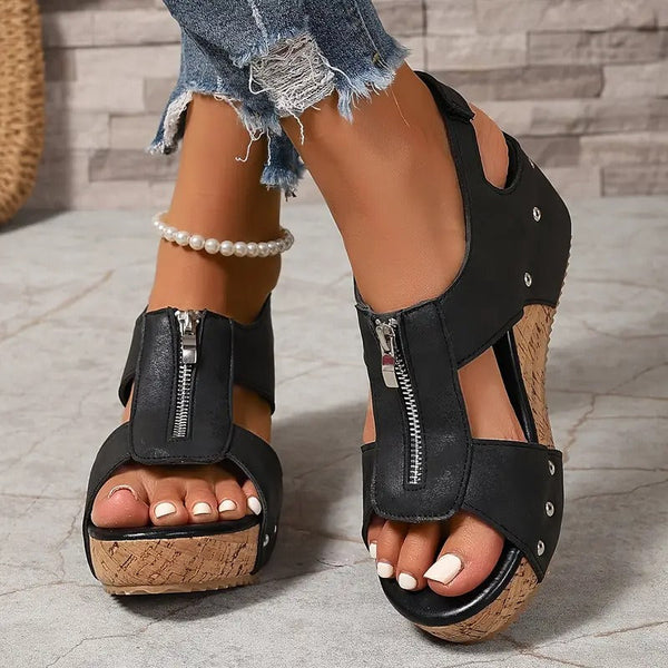 Camila™ - Stylish Retro Wedge Sandals
