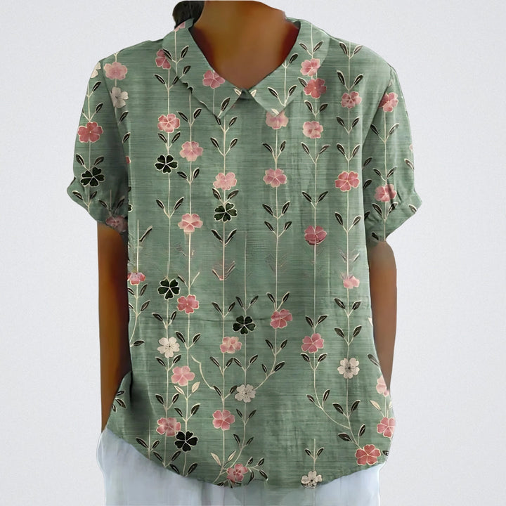 Lina | Women's Loose Stylish Floral Blouse