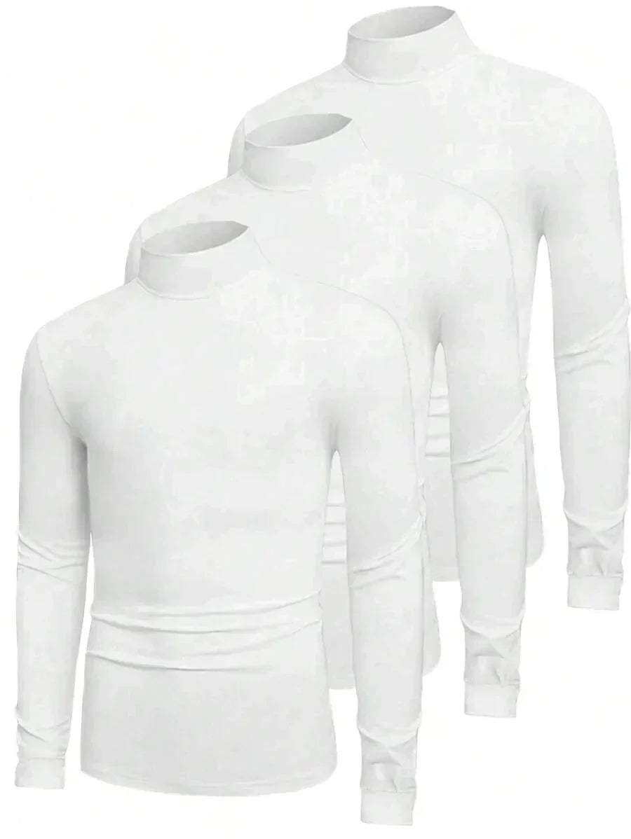 Ethan | Men's Oversized Essentials Turtleneck 3-Pack