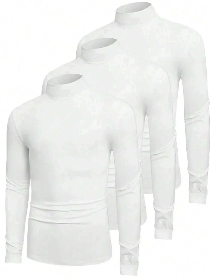 Ethan | Men's Oversized Essentials Turtleneck 3-Pack