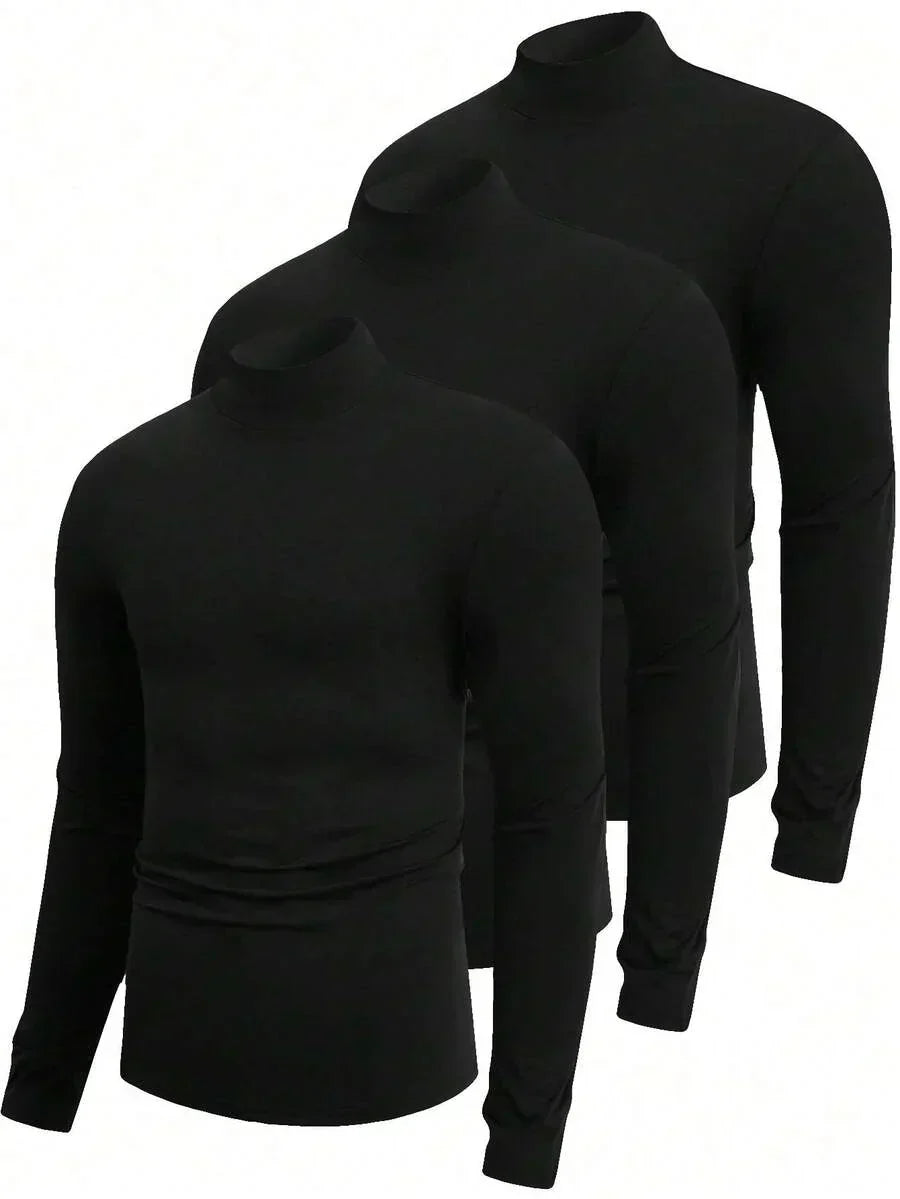 Ethan | Men's Oversized Essentials Turtleneck 3-Pack