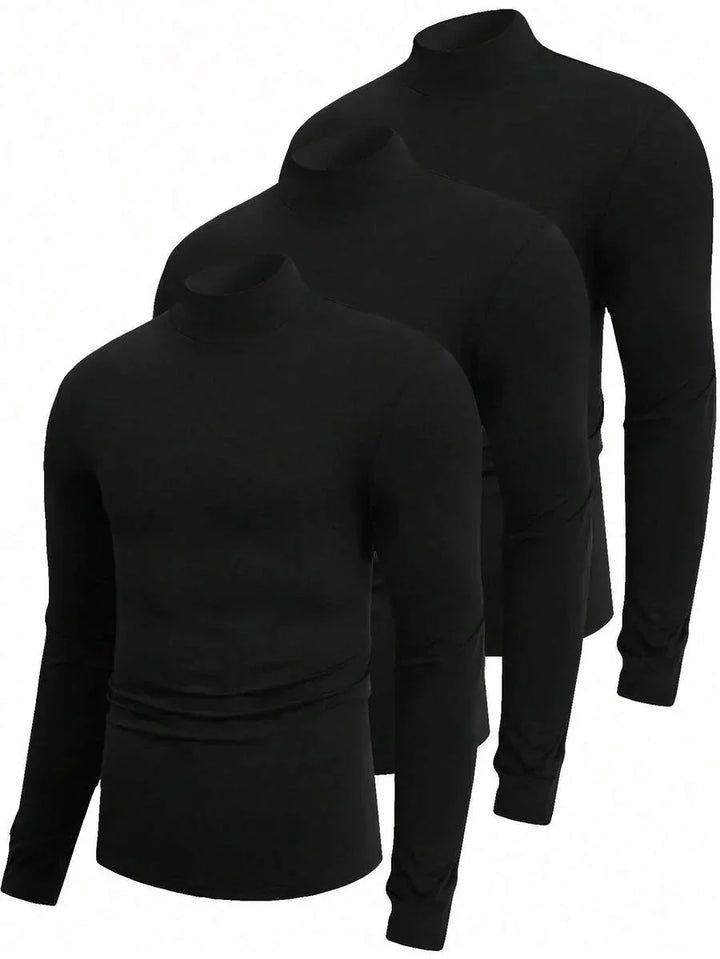Ethan | Men's Oversized Essentials Turtleneck 3-Pack