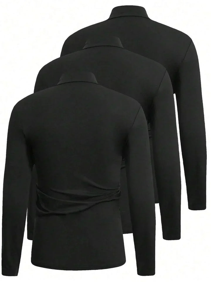 Ethan | Men's Oversized Essentials Turtleneck 3-Pack